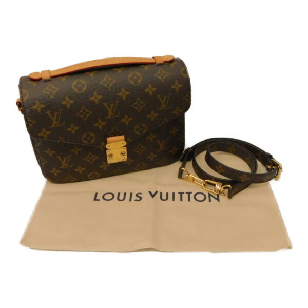 imgrc0094305564 Louis Vuitton Pochette Metis MM Monogram Handbag Brown