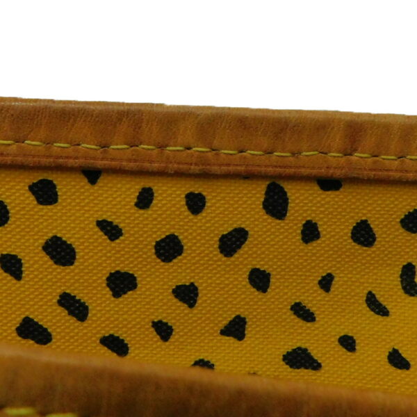 imgrc0094359969 Louis Vuitton Neverfull MM Jaune Pumpkin Dot Tote Bag Brown