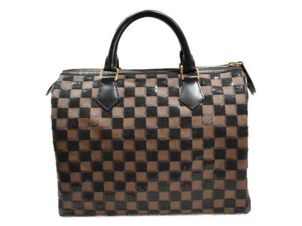 imgrc0094498955 Louis Vuitton Payette Speedy 30 Bag Canvas Damier Brown