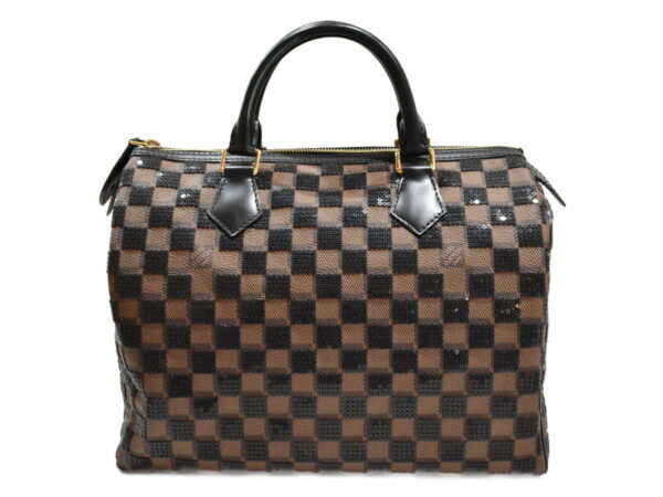 imgrc0094498956 Louis Vuitton Payette Speedy 30 Bag Canvas Damier Brown