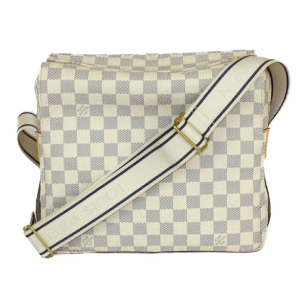 imgrc0094552817 Louis Vuitton Naviglio Damier Azur Messenger Bag White Gray