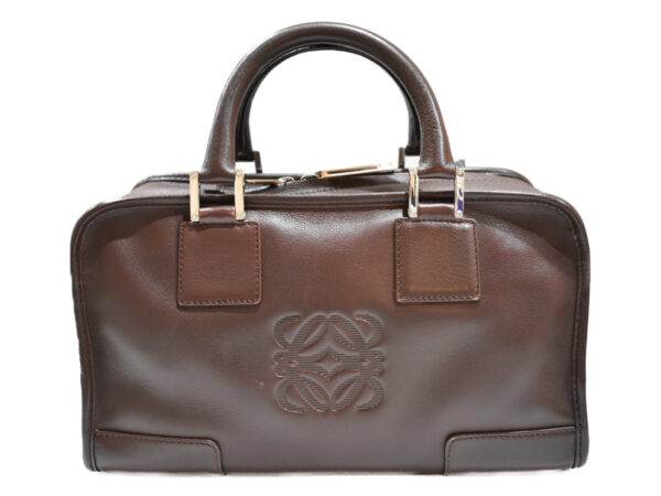 imgrc0094560430 Loewe Amazona Handbag Leather Brown