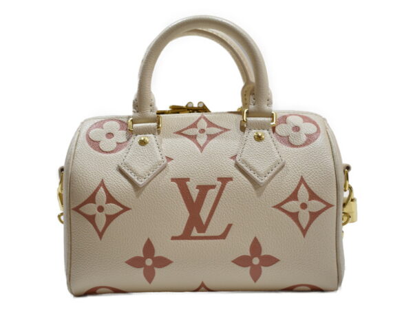 imgrc0094615033 Louis Vuitton Speedy Bandouliere Handbag 2WAY Monogram Beige