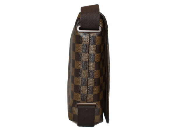 imgrc0094687594 Louis Vuitton Brooklyn PM Shoulder Bag Canvas Damier Ebene Brown