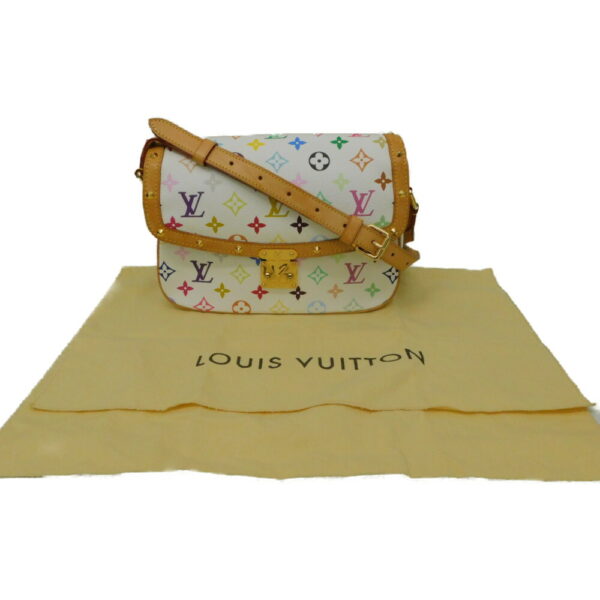 imgrc0094687635 Louis Vuitton Sologne Monogram Multicolor Shoulder Bag White