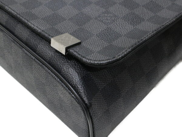 imgrc0094692933 Louis Vuitton District PM NM Damier Graphite Messenger Bag Black Gray