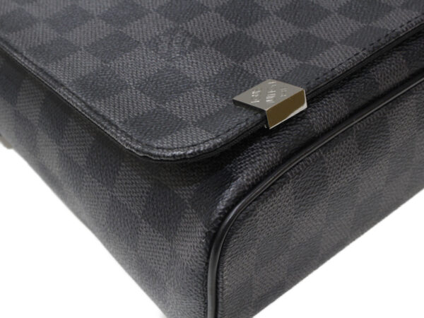 imgrc0094692934 Louis Vuitton District PM NM Damier Graphite Messenger Bag Black Gray