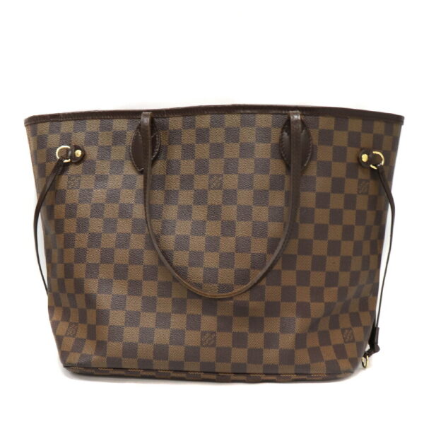 imgrc0094693783 Louis Vuitton Neverfull MM Tote Bag Damier Canvas Brown