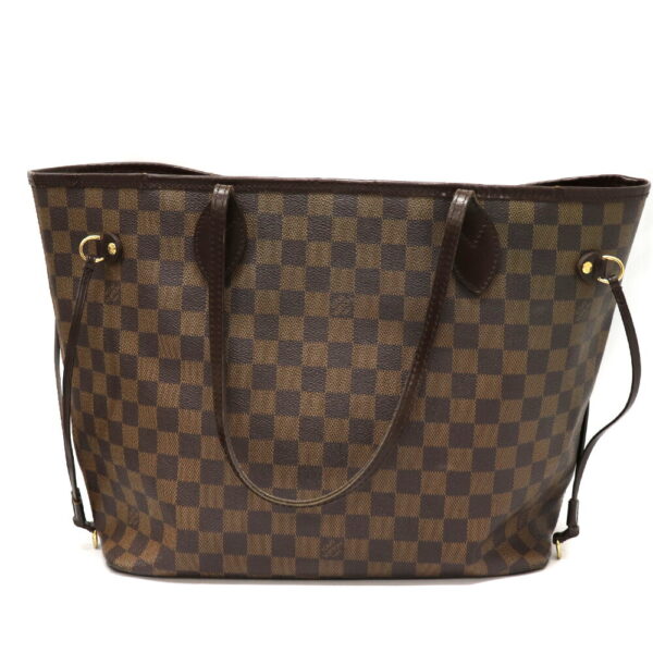 imgrc0094693784 Louis Vuitton Neverfull MM Tote Bag Damier Canvas Brown