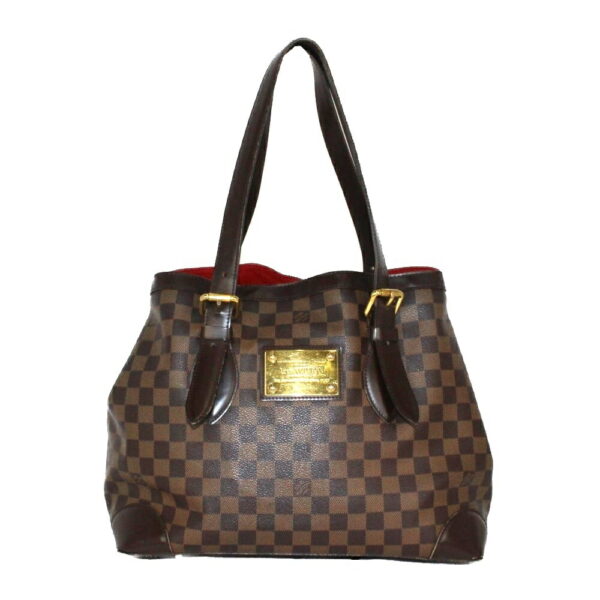 imgrc0094724926 Louis Vuitton Hampstead MM Damier Canvas Tote Bag Brown