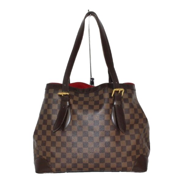 imgrc0094724927 Louis Vuitton Hampstead MM Damier Canvas Tote Bag Brown