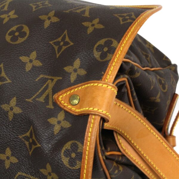 imgrc0094726106 Louis Vuitton Saumur 35 Monogram Canvas Messenger Bag Brown