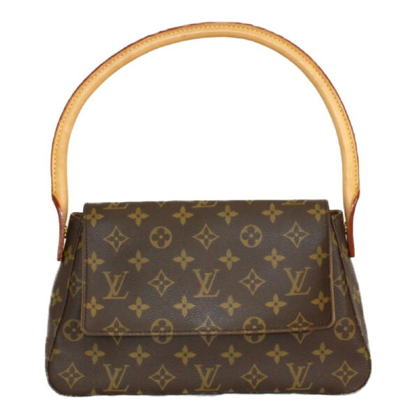 imgrc0094740968 Louis Vuitton Mini Looping Monogram Canvas Shoulder Bag Brown