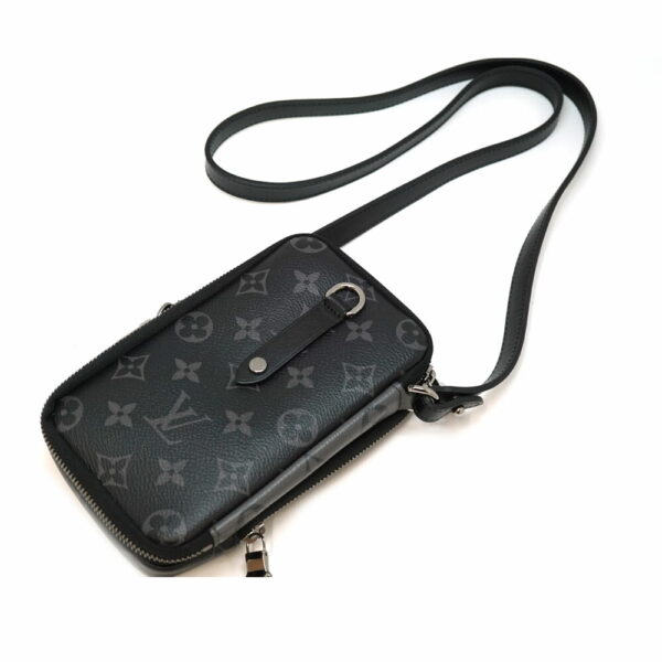 imgrc0094779113 Louis Vuitton Double Phone Pouch Shoulder Bag Eclipse Black