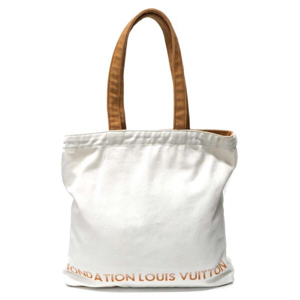 imgrc0094804391 Louis Vuitton Fondation Tote Bag White Brown