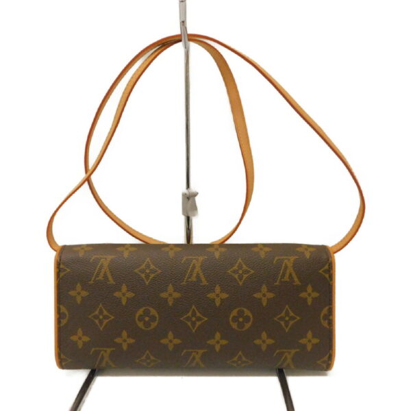 imgrc0094840814 Louis Vuitton Pochette Twin GM Monogram Shoulder Bag Brown