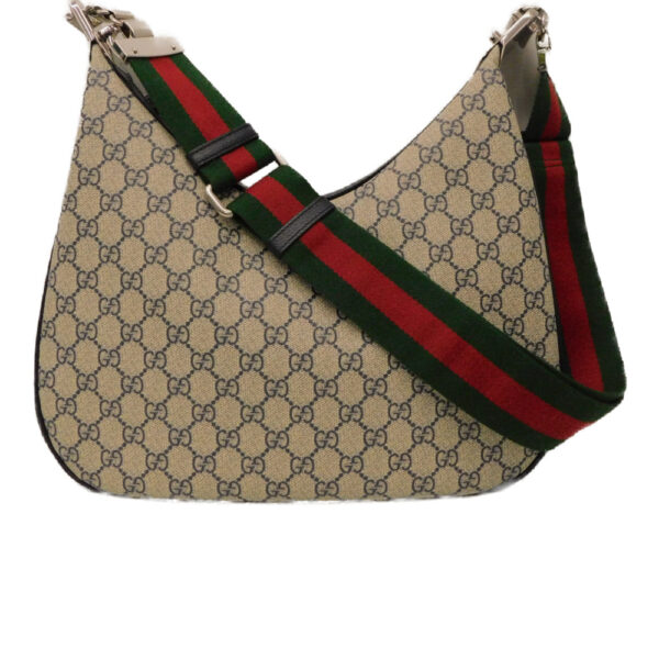 imgrc0094864455 Gucci Attaché Small Shoulder Bag GG Canvas Beige Blue