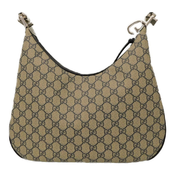 imgrc0094864457 Gucci Attaché Small Shoulder Bag GG Canvas Beige Blue