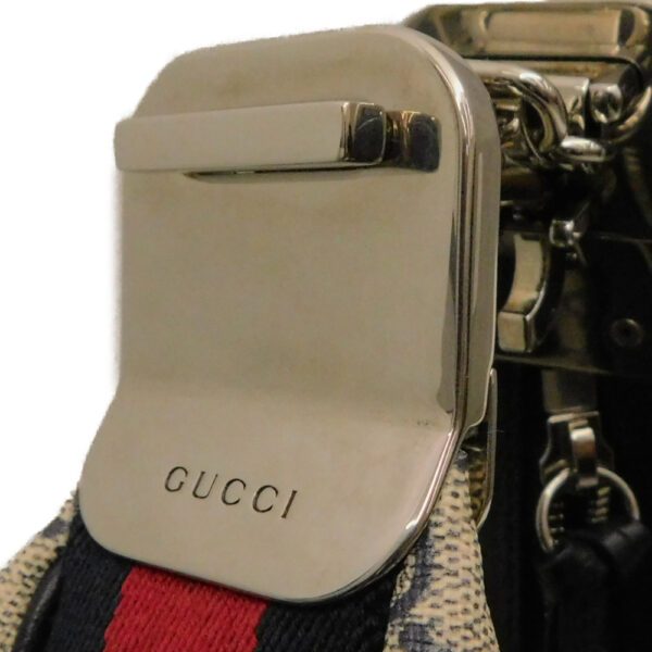 imgrc0094864468 Gucci Attaché Small Shoulder Bag GG Canvas Beige Blue