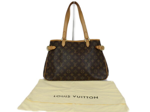 imgrc0094872462 Louis Vuitton Batignolles Horizontal Monogram Canvas Tote Bag Brown