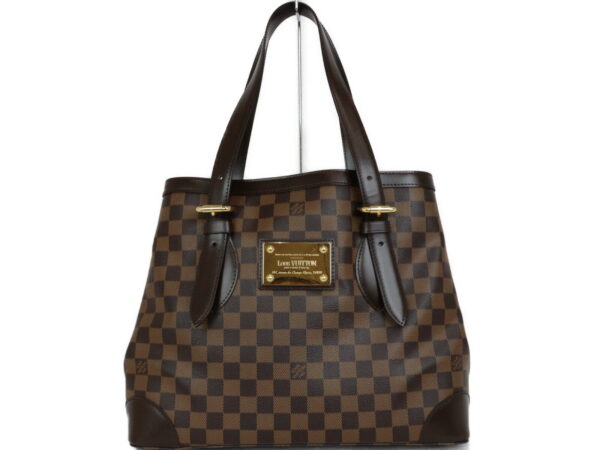 imgrc0094904283 Louis Vuitton Hampstead MM Damier Canvas Tote Bag Brown