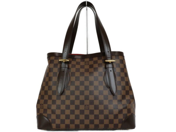 imgrc0094904284 Louis Vuitton Hampstead MM Damier Canvas Tote Bag Brown