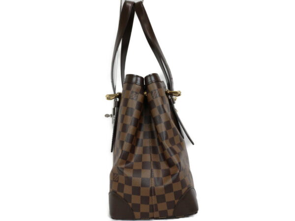 imgrc0094904286 Louis Vuitton Hampstead MM Damier Canvas Tote Bag Brown