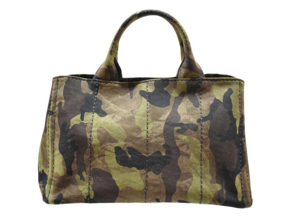 imgrc0094915624 Prada Canapa Handbag Tote Bag Camouflage Khaki