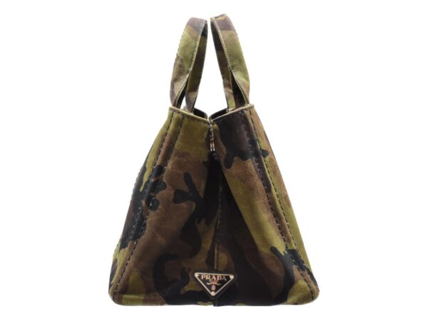 imgrc0094915625 Prada Canapa Handbag Tote Bag Camouflage Khaki