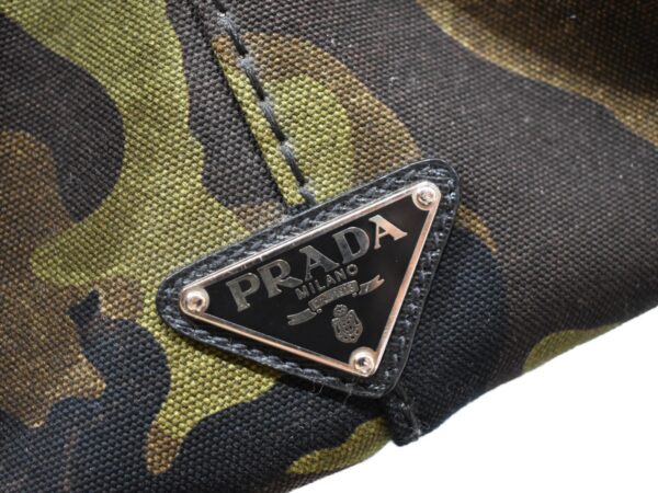 imgrc0094915631 Prada Canapa Handbag Tote Bag Camouflage Khaki