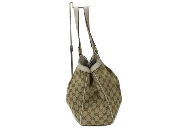 imgrc0094926185 Gucci GG Canvas Tote Bag Beige Ivory