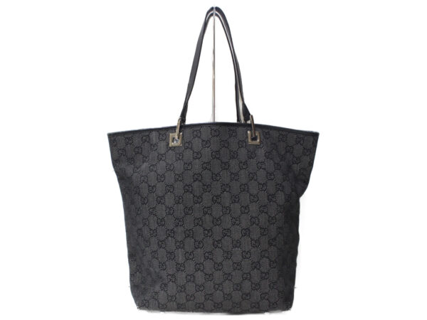 imgrc0094940449 Gucci GG Canvas Tote Bag Black