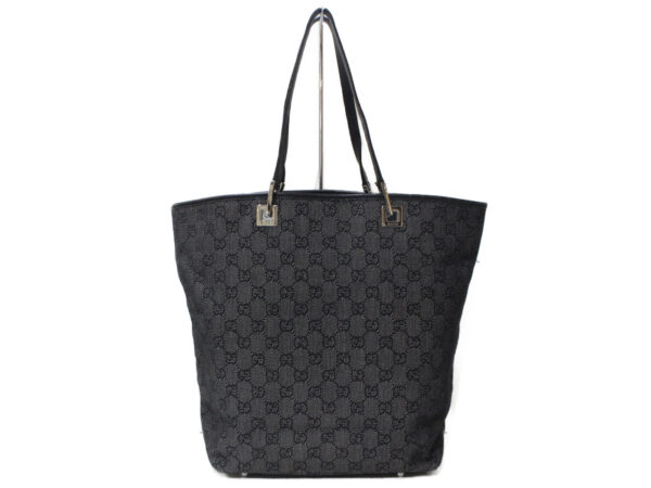 imgrc0094940455 Gucci GG Canvas Tote Bag Black