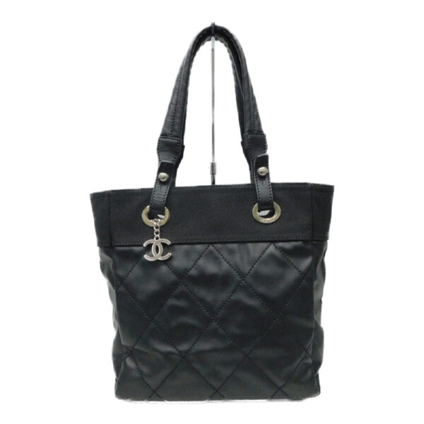 imgrc0094985803 Chanel Paris Biarritz Canvas Tote Bag Black