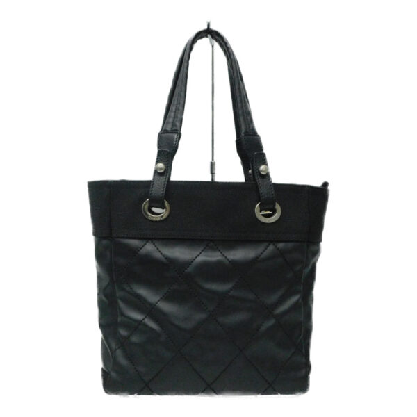 imgrc0094985804 Chanel Paris Biarritz Canvas Tote Bag Black