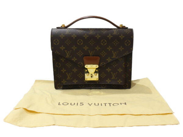 imgrc0095002397 Louis Vuitton Monceau 28 Monogram Canvas Shoulder Bag Brown