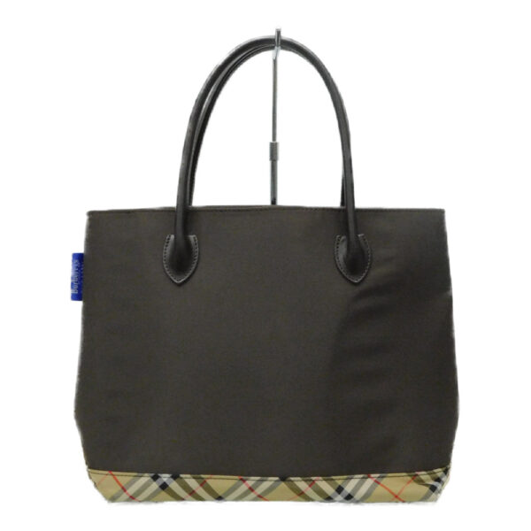 imgrc0095020779 Burberry Nylon Check Tote Bag Brown