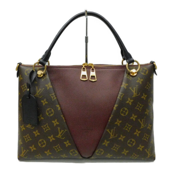 imgrc0095037353 Louis Vuitton V Tote MM Monogram Handbag Bordeaux