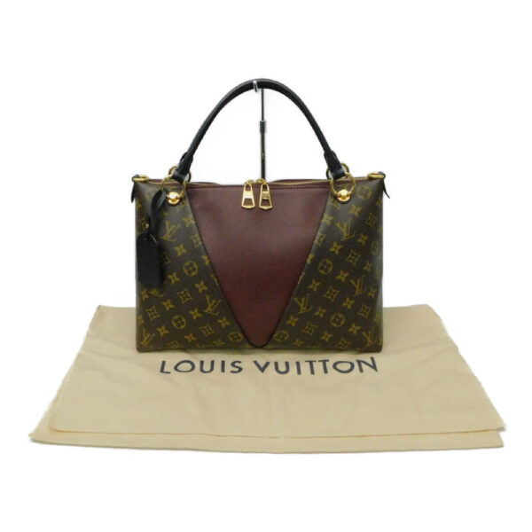 imgrc0095037370 Louis Vuitton V Tote MM Monogram Handbag Bordeaux