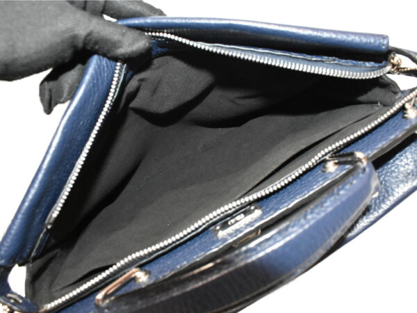 imgrc0095037393 Fendi Peekaboo Fit Selleria Leather Navy Blue