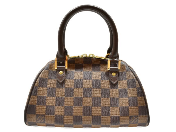 imgrc0095074507 Louis Vuitton Rivera Mini Handbag Canvas Damier Ebene Brown