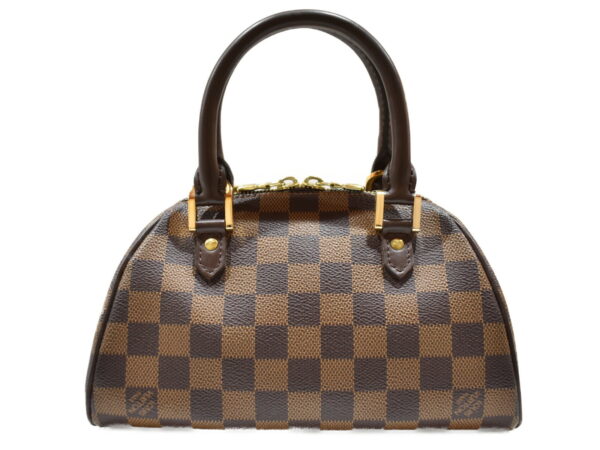 imgrc0095074508 Louis Vuitton Rivera Mini Handbag Canvas Damier Ebene Brown