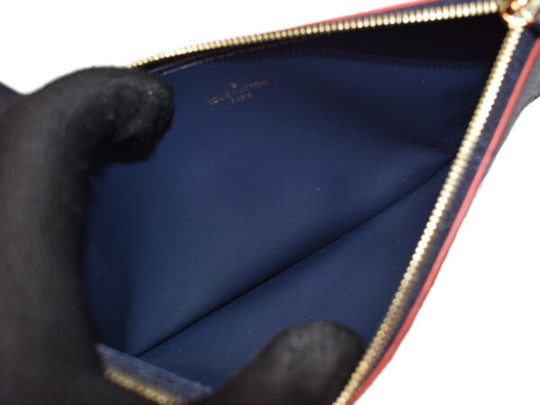 imgrc0095082989 Louis Vuitton Pochette Félicie Wallet Bag Empreinte Leather Marine Rouge Navy