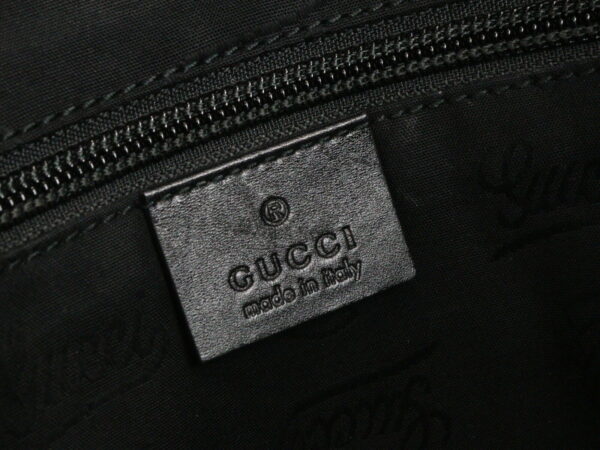 imgrc0095124420 Gucci GG Implement Leather Tote Bag Black