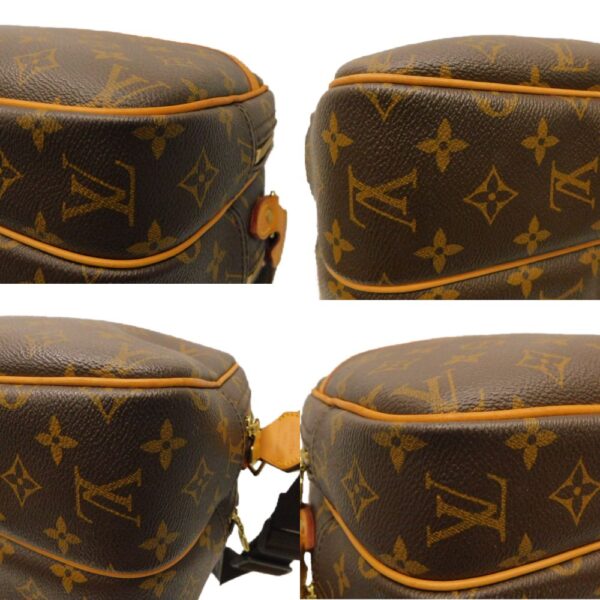 imgrc0095128612 Louis Vuitton Reporter PM Monogram Shoulder Bag Brown