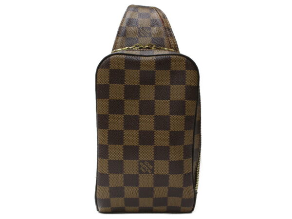 imgrc0095142941 Louis Vuitton Jeronimos Damier Canvas Body Bag Brown