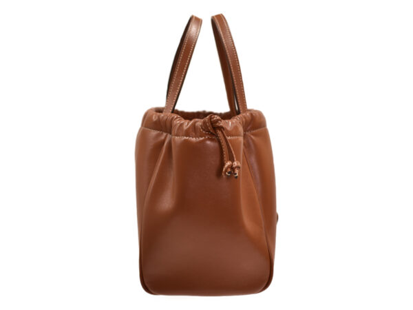 imgrc0095147599 Celine Small Hippo Drawstring Cuile Triomphe Leather Brown