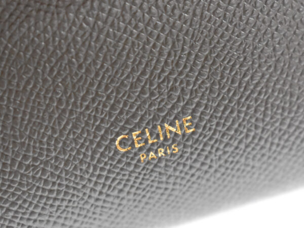 imgrc0095147621 Celine Nano Belt Grained Calfskin Handbag Gray