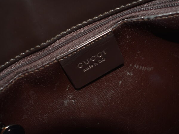 imgrc0095147672 Gucci G Handbag Leather Brown