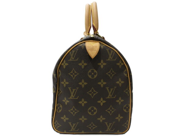 imgrc0095253434 Louis Vuitton Speedy 30 Monogram Canvas Handbag Brown